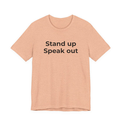 Anti-Bullying and Domestic Violence Awareness T-Shirt for Support and Advocacy - Wear What You Stand For Products