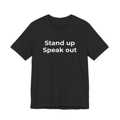 Anti-Bullying and Domestic Violence Awareness T-Shirt for Support and Advocacy - Wear What You Stand For Products