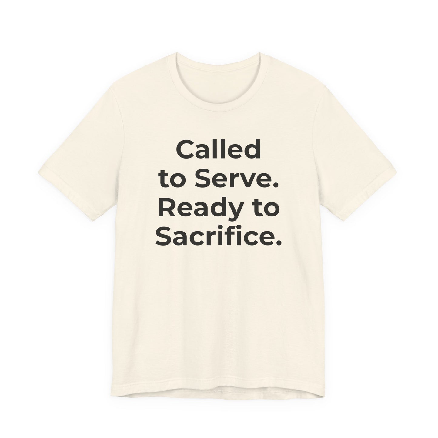 First Responders T-Shirt - Called to Serve. Ready to Sacrifice - Wear What You Stand For Products