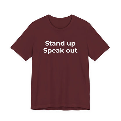 Anti-Bullying and Domestic Violence Awareness T-Shirt for Support and Advocacy - Wear What You Stand For Products