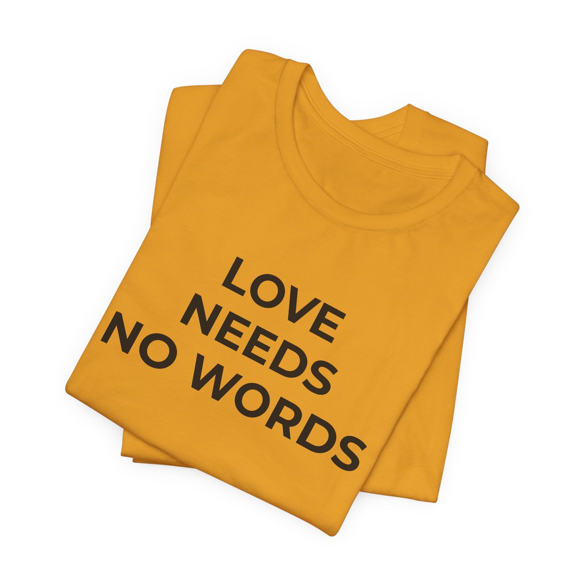 Love Needs No Words Autism Shirt | Autism Support Tee - Wear What You Stand For Products