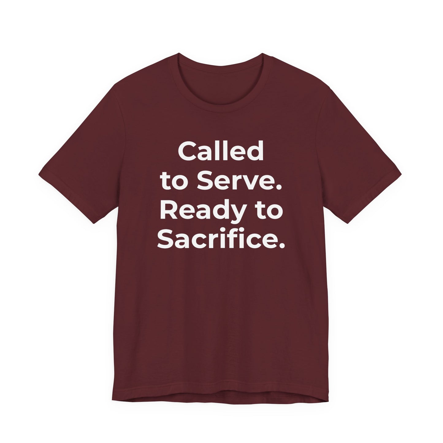 First Responders T-Shirt - Called to Serve. Ready to Sacrifice - Wear What You Stand For Products