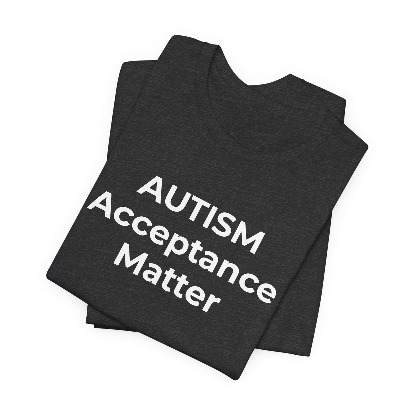 "Autism T-Shirt Acceptance Matters Shirt Support the Spectrum - Wear What You Stand For Products"
