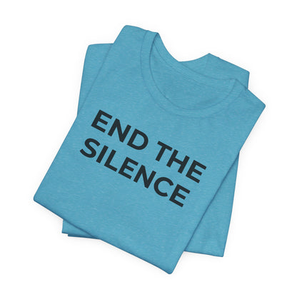 Domestic Violence T-shirt End the Silence - Wear What You Stand For Products