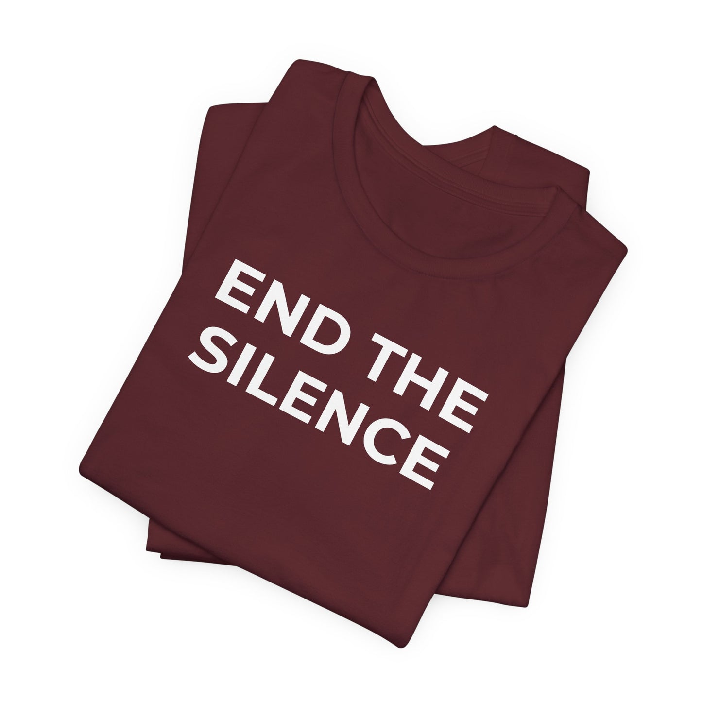Domestic Violence T-shirt End the Silence - Wear What You Stand For Products