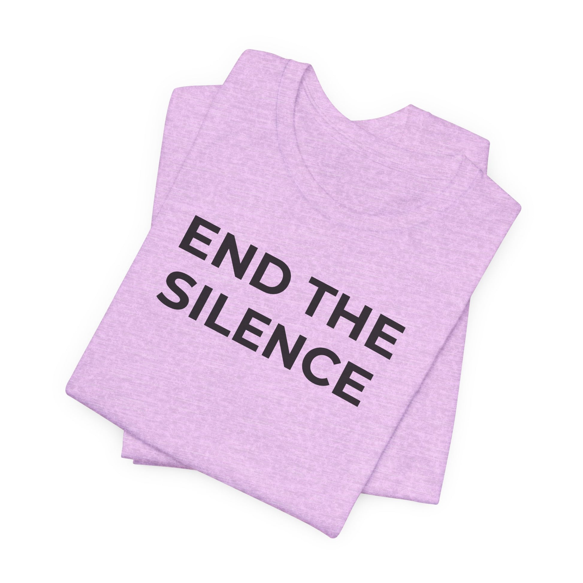 Domestic Violence T-shirt End the Silence - Wear What You Stand For Products