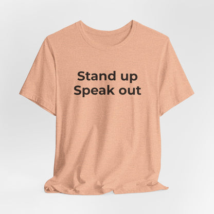 Anti-Bullying and Domestic Violence Awareness T-Shirt for Support and Advocacy - Wear What You Stand For Products