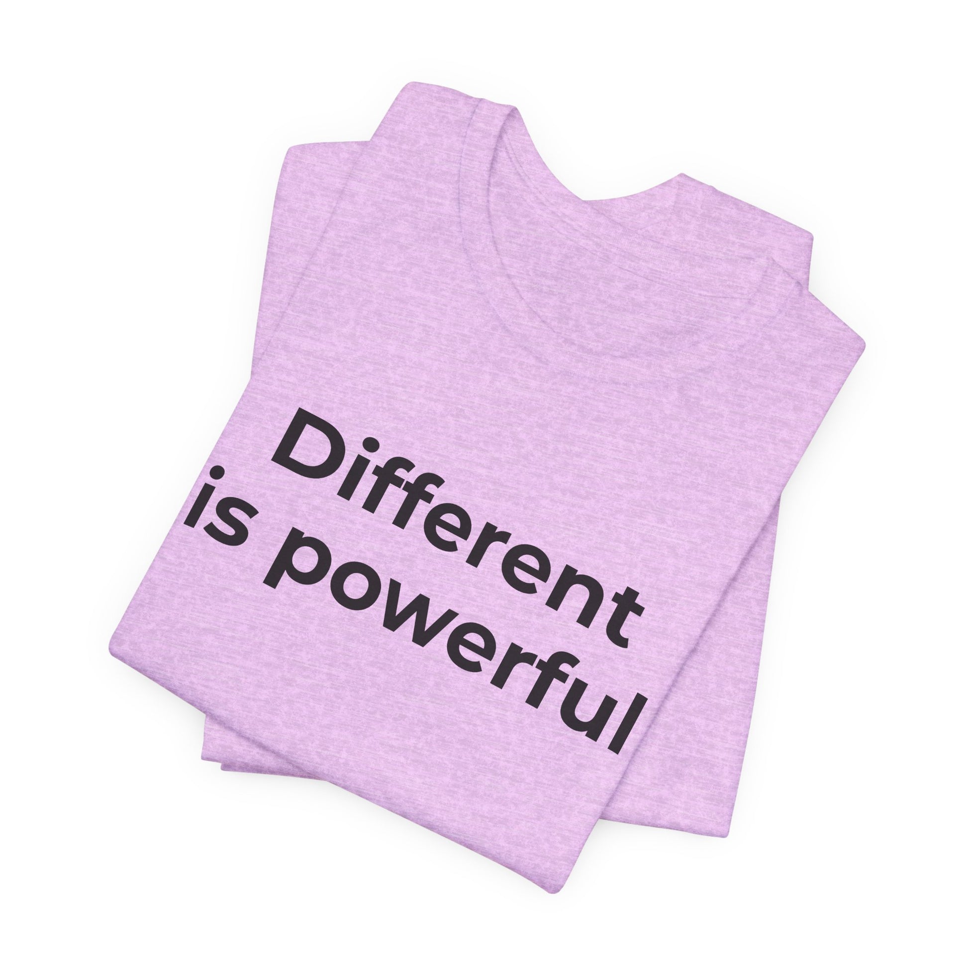 Anti-Bullying Awareness  Different is Powerful TShirt - Wear What You Stand For Products