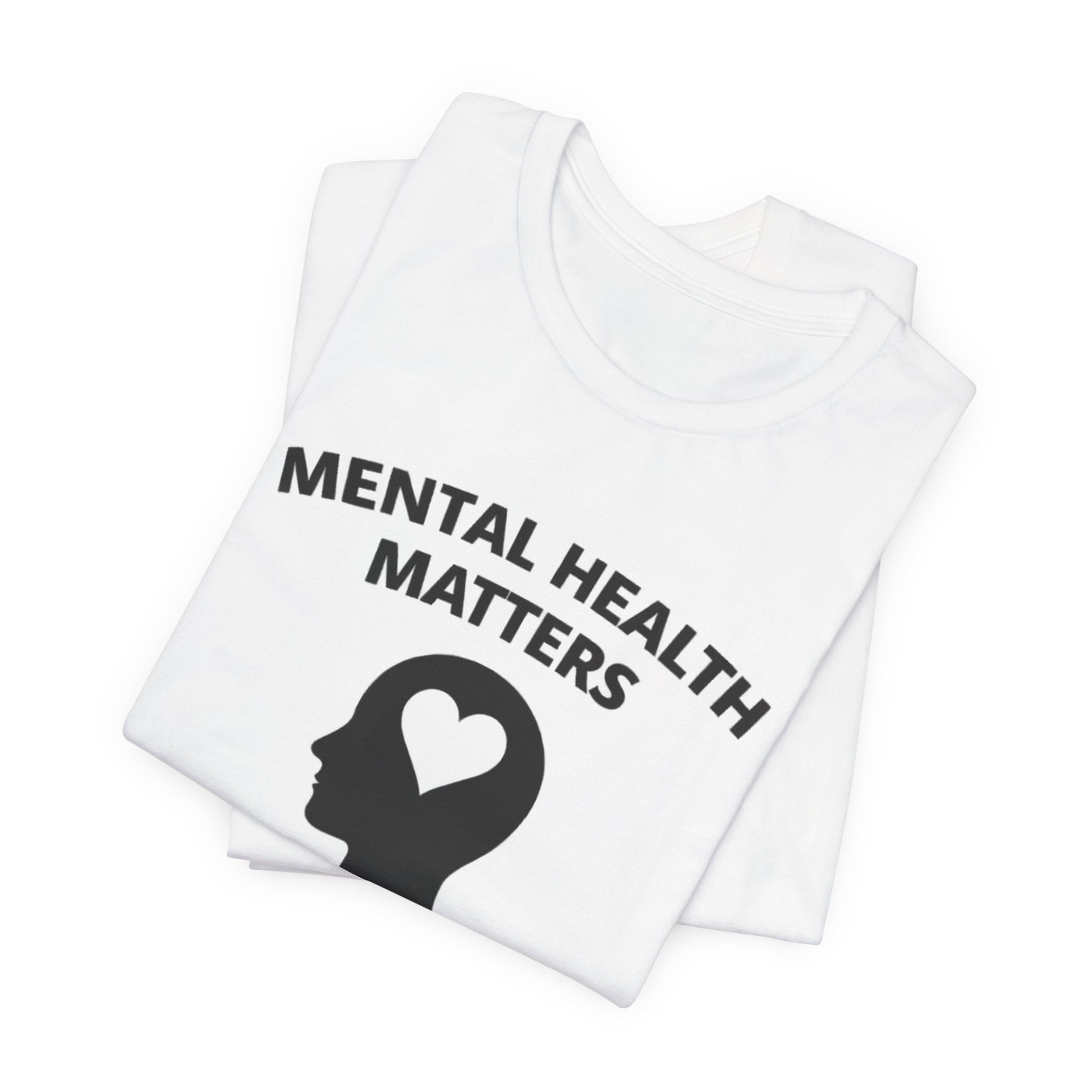 Mental Health T-Shirt - Mental Health Matters with Diagram - Wear What You Stand For Products