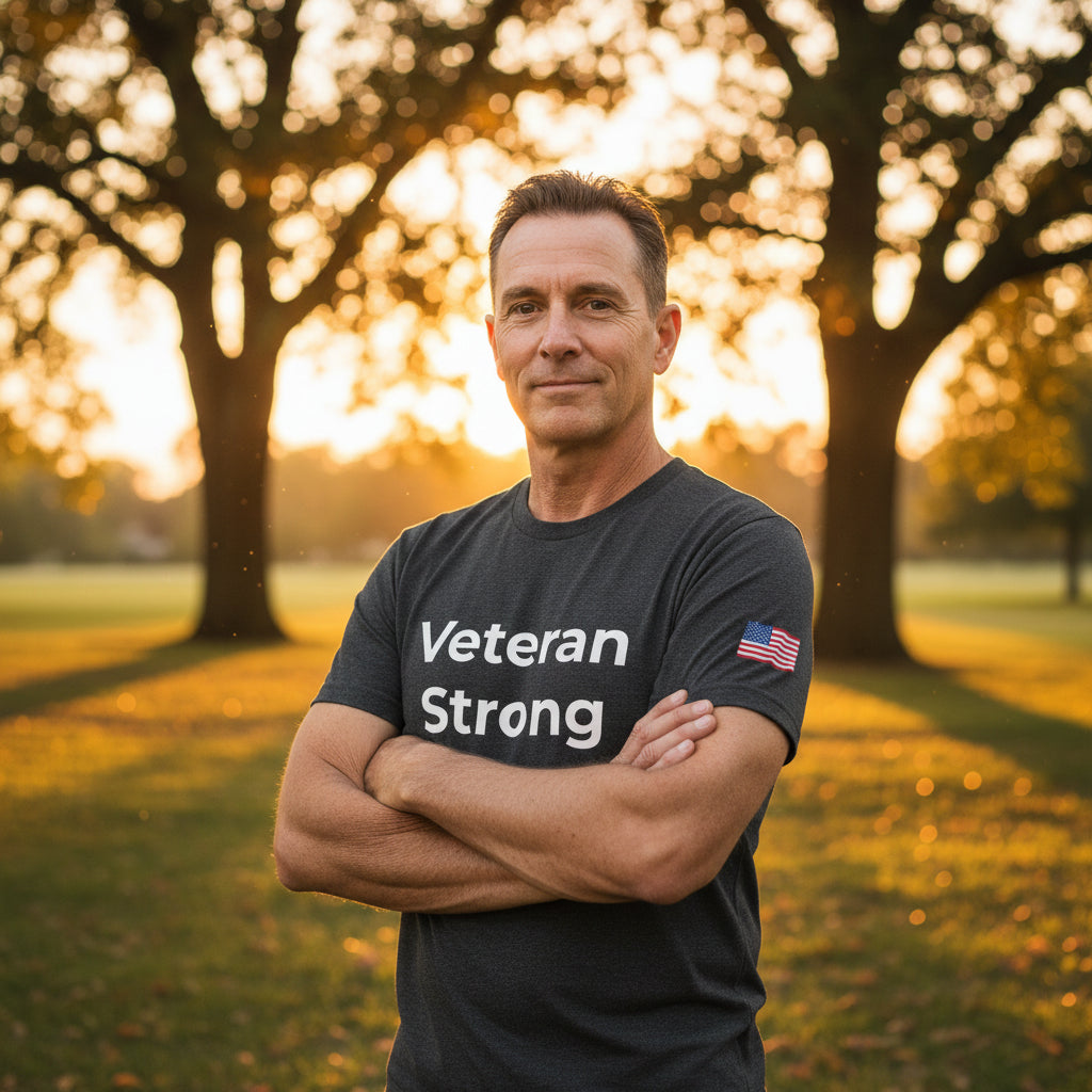 Veteran T-Shirt - Veteran Strong - Wear What You Stand For Products