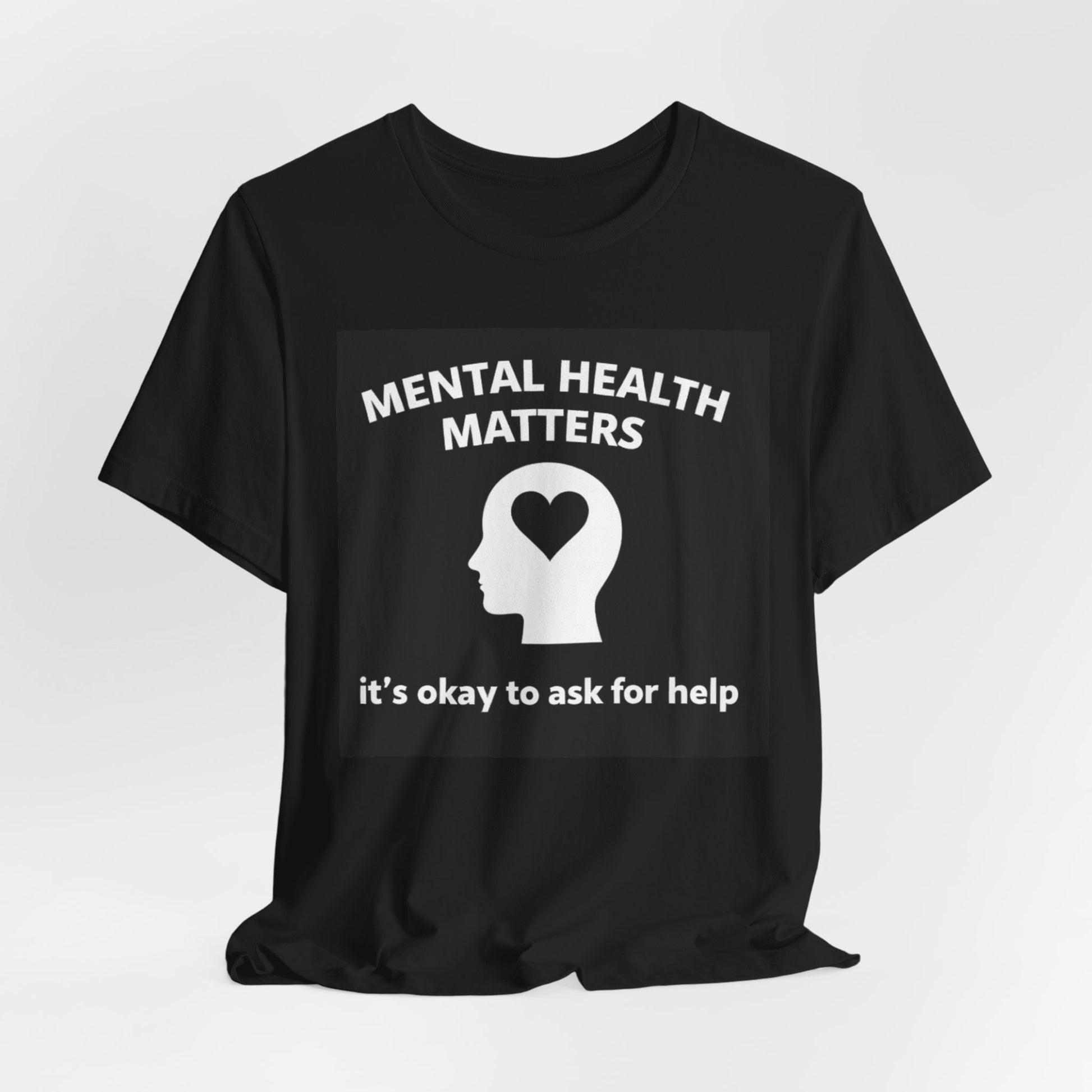 Mental Health T-Shirt - Mental Health Matters with Diagram - Wear What You Stand For Products