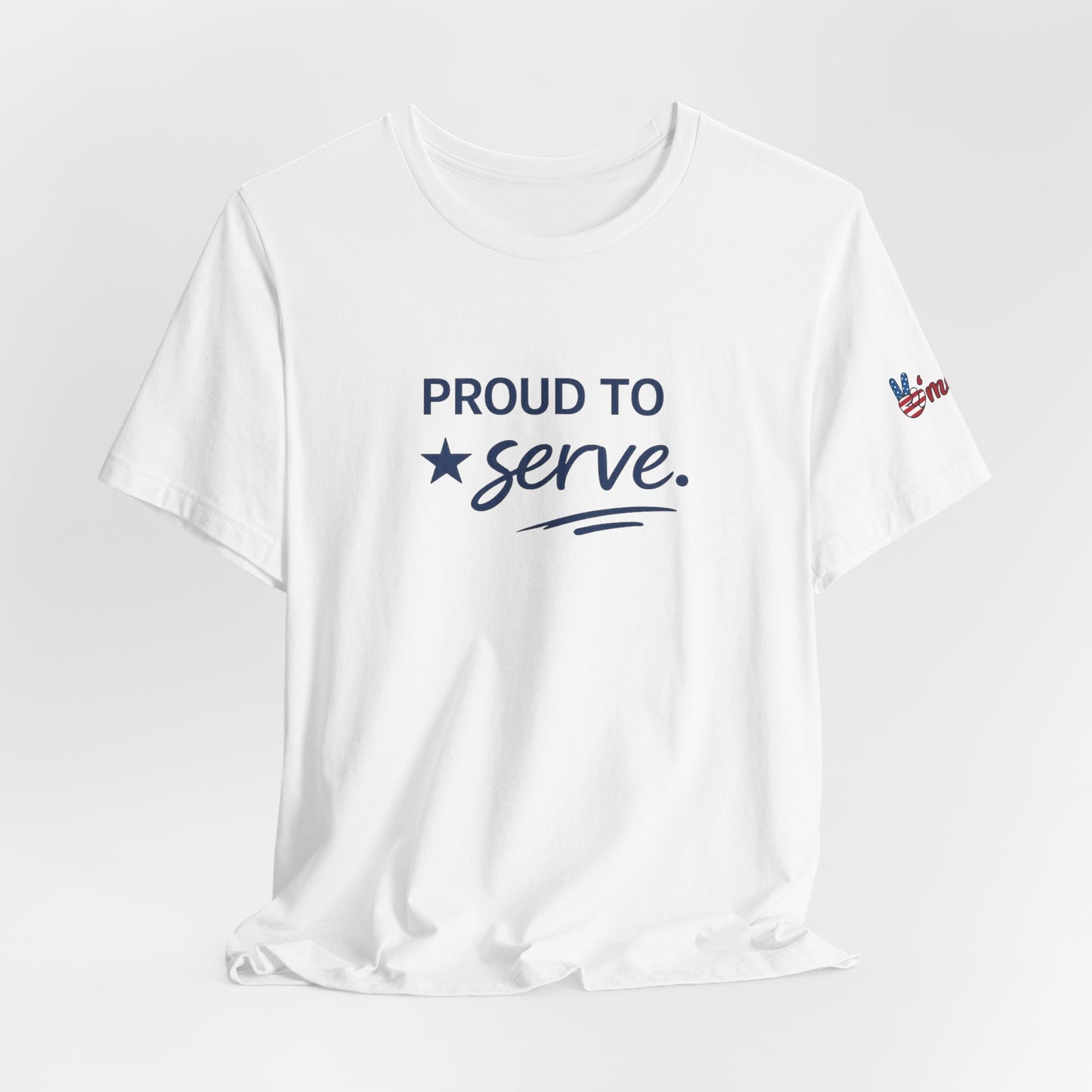 Veterans T-Shirt - Proud to Serve - Wear What You Stand For Products