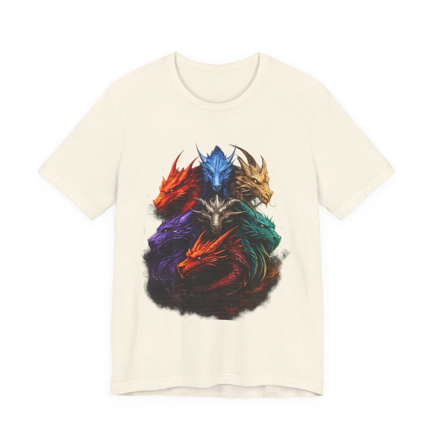 Fun Designs T-Shirt - Dragon Heads - Wear What You Stand For Products