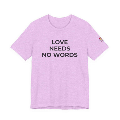 Love Needs No Words Autism Shirt | Autism Support Tee