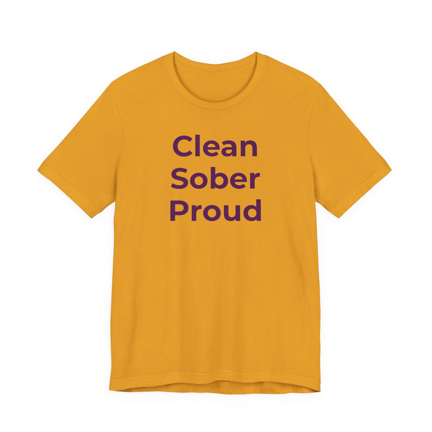 Addiction T-Shirt - Clean Sober Proud - Wear What You Stand For Products