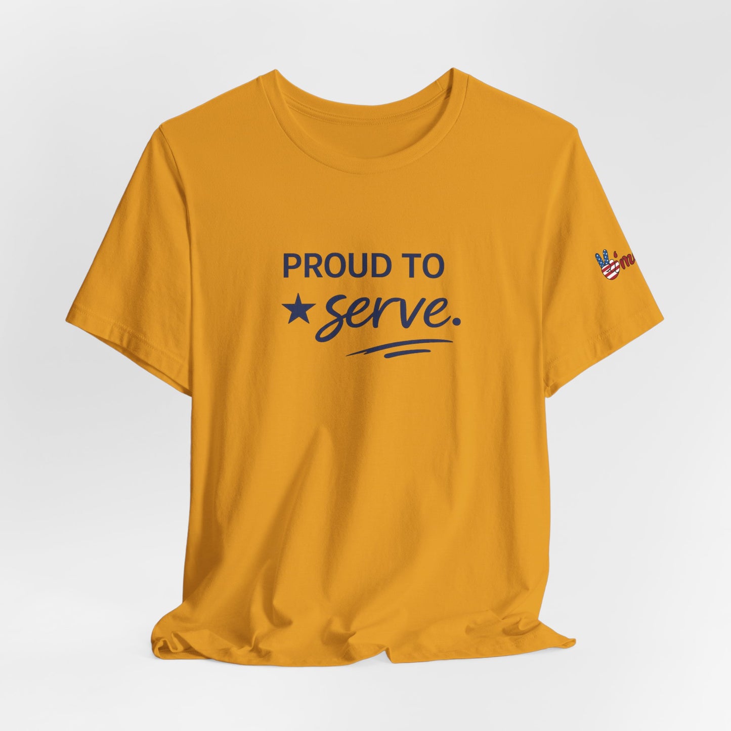 Veterans T-Shirt - Proud to Serve - Wear What You Stand For Products