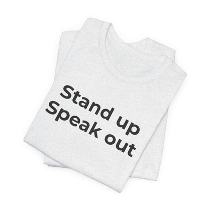 Anti-Bullying and Domestic Violence Awareness T-Shirt for Support and Advocacy - Wear What You Stand For Products