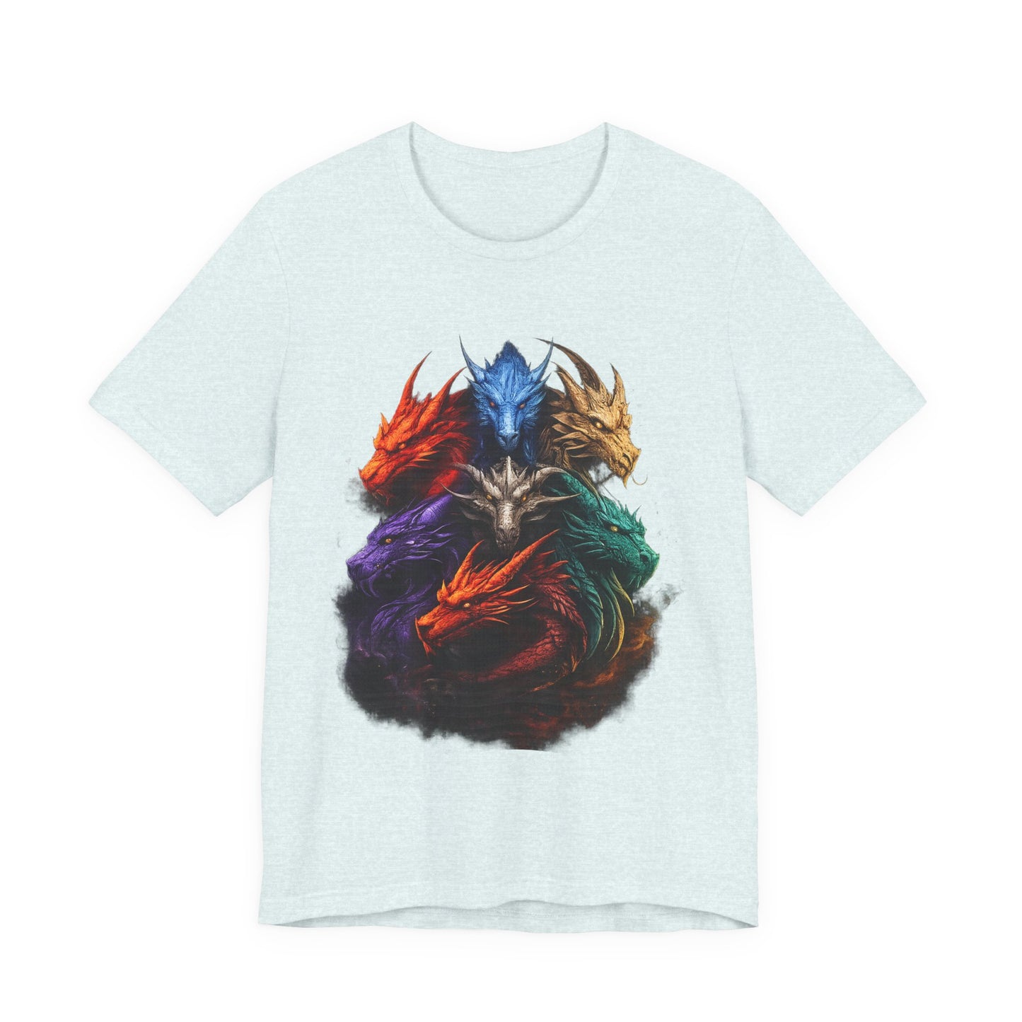 Fun Designs T-Shirt - Dragon Heads - Wear What You Stand For Products
