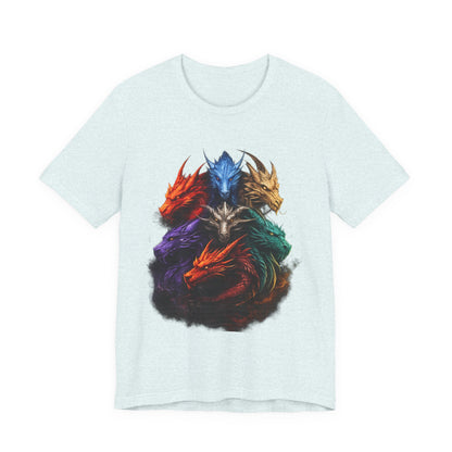 Fun Designs T-Shirt - Dragon Heads - Wear What You Stand For Products