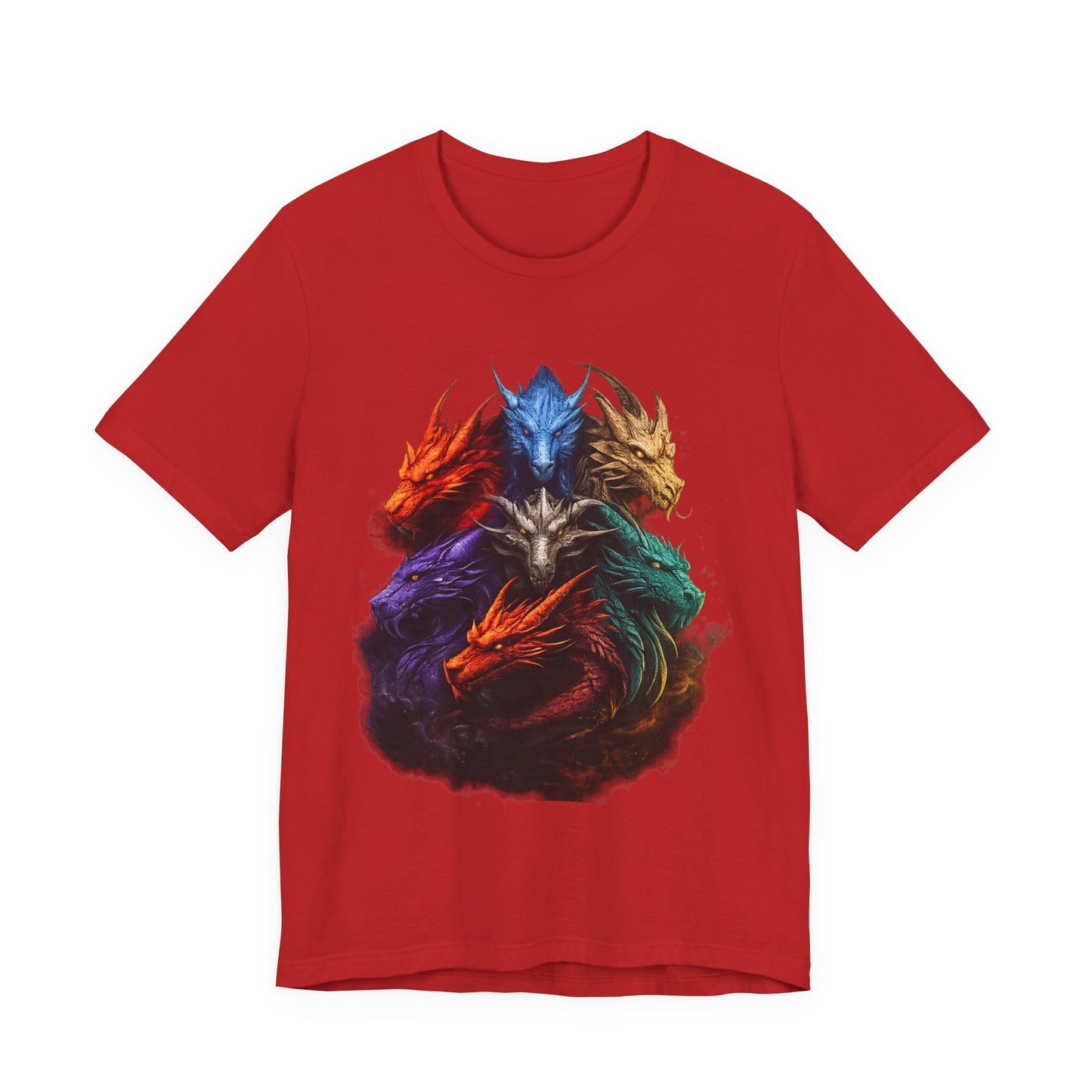Fun Designs T-Shirt - Dragon Heads - Wear What You Stand For Products