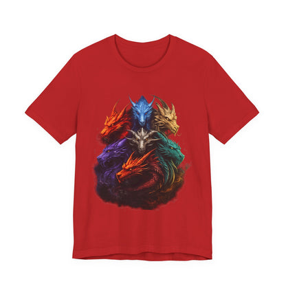 Fun Designs T-Shirt - Dragon Heads - Wear What You Stand For Products