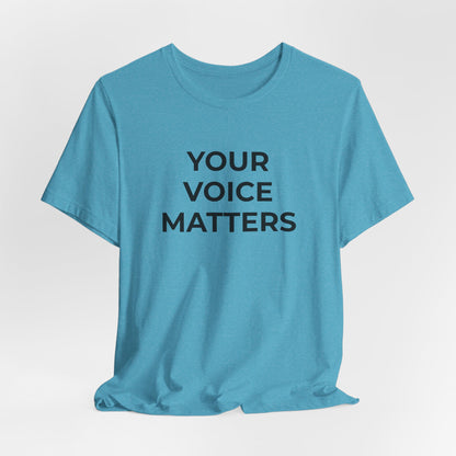 Domestic Violence T-Shirt Your Voice Matters - Wear What You Stand For Products