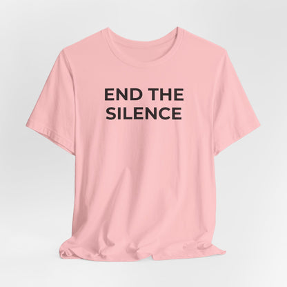 Domestic Violence T-shirt End the Silence - Wear What You Stand For Products