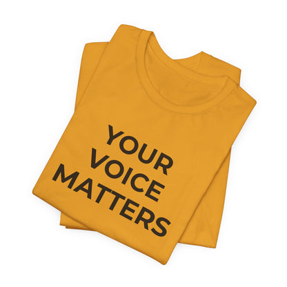 Domestic Violence T-Shirt Your Voice Matters - Wear What You Stand For Products