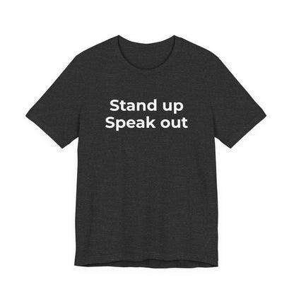 Anti-Bullying and Domestic Violence Awareness T-Shirt for Support and Advocacy - Wear What You Stand For Products