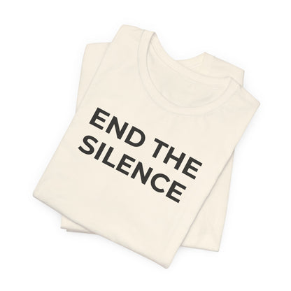 Domestic Violence T-shirt End the Silence - Wear What You Stand For Products