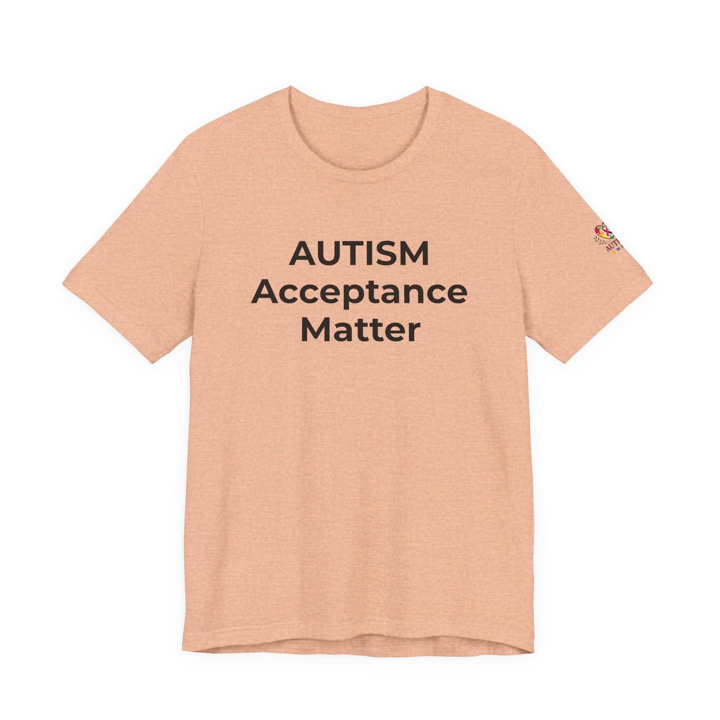 "Autism T-Shirt Acceptance Matters Shirt Support the Spectrum - Wear What You Stand For Products"