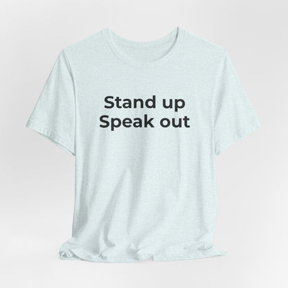 Anti-Bullying and Domestic Violence Awareness T-Shirt for Support and Advocacy - Wear What You Stand For Products