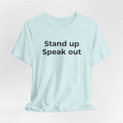 Anti-Bullying and Domestic Violence Awareness T-Shirt for Support and Advocacy - Wear What You Stand For Products