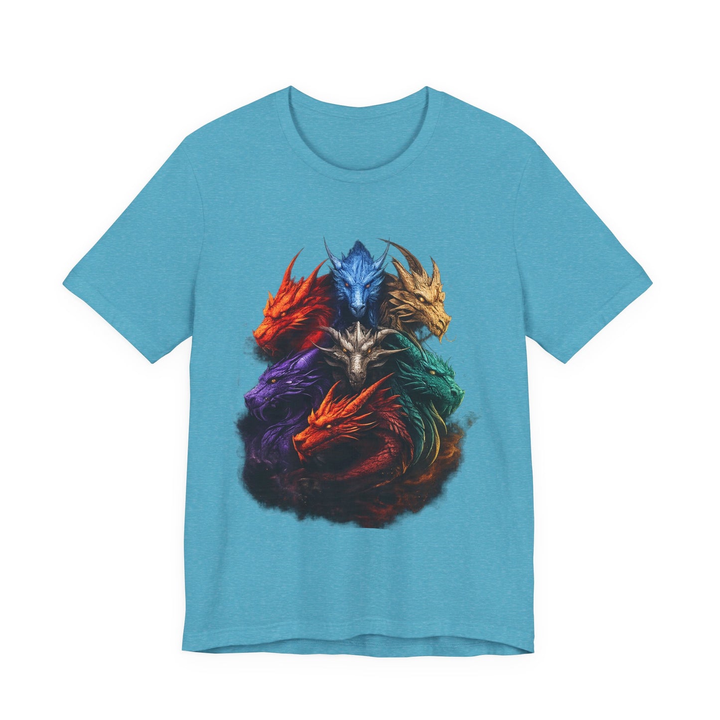 Fun Designs T-Shirt - Dragon Heads - Wear What You Stand For Products