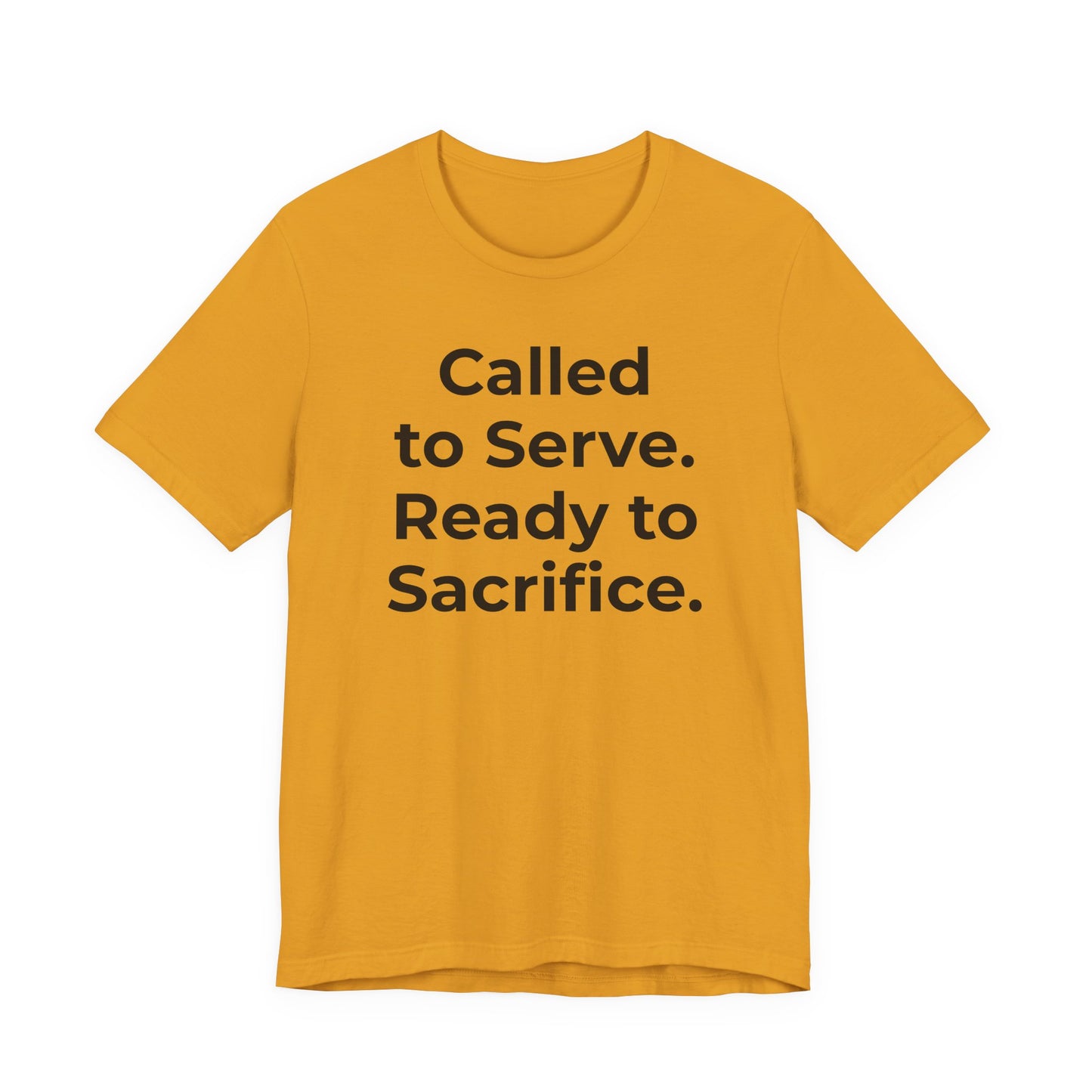 First Responders T-Shirt - Called to Serve. Ready to Sacrifice - Wear What You Stand For Products