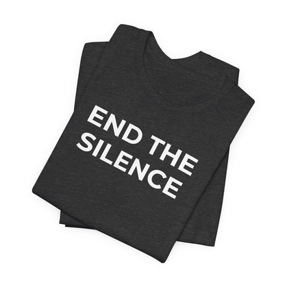 Domestic Violence T-shirt End the Silence - Wear What You Stand For Products