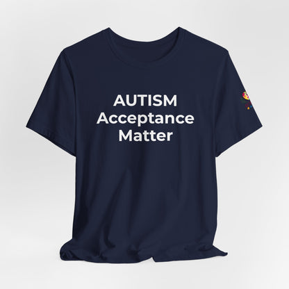 "Autism T-Shirt Acceptance Matters Shirt Support the Spectrum - Wear What You Stand For Products"