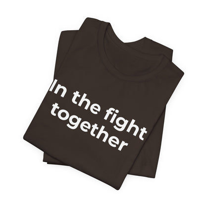 Cancer T-Shirt In the Fight Together - Wear What You Stand For Products