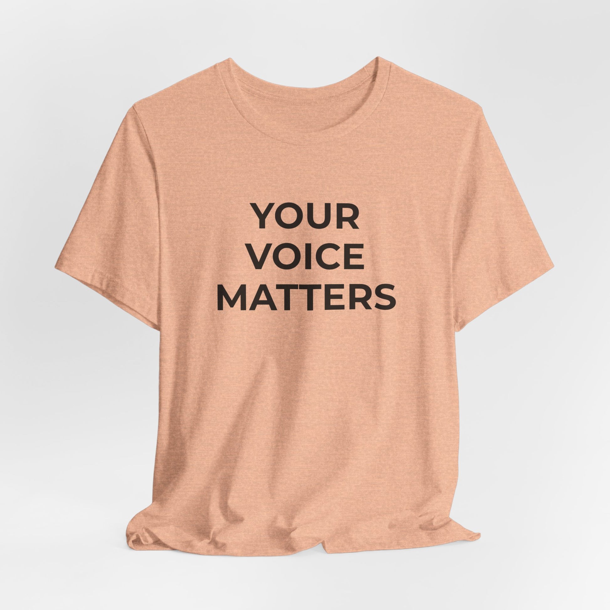 Domestic Violence T-Shirt Your Voice Matters - Wear What You Stand For Products
