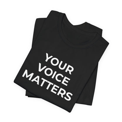 Domestic Violence T-Shirt Your Voice Matters - Wear What You Stand For Products