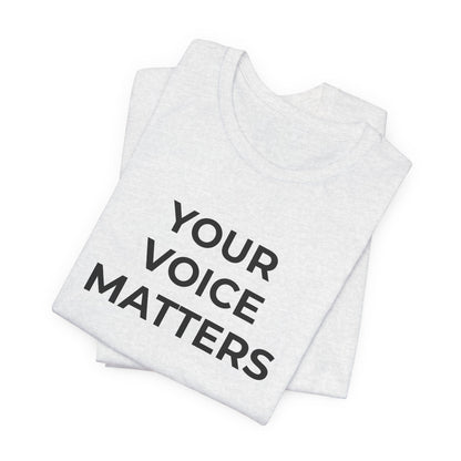 Domestic Violence T-Shirt Your Voice Matters - Wear What You Stand For Products