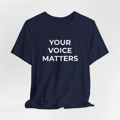 Domestic Violence T-Shirt Your Voice Matters - Wear What You Stand For Products