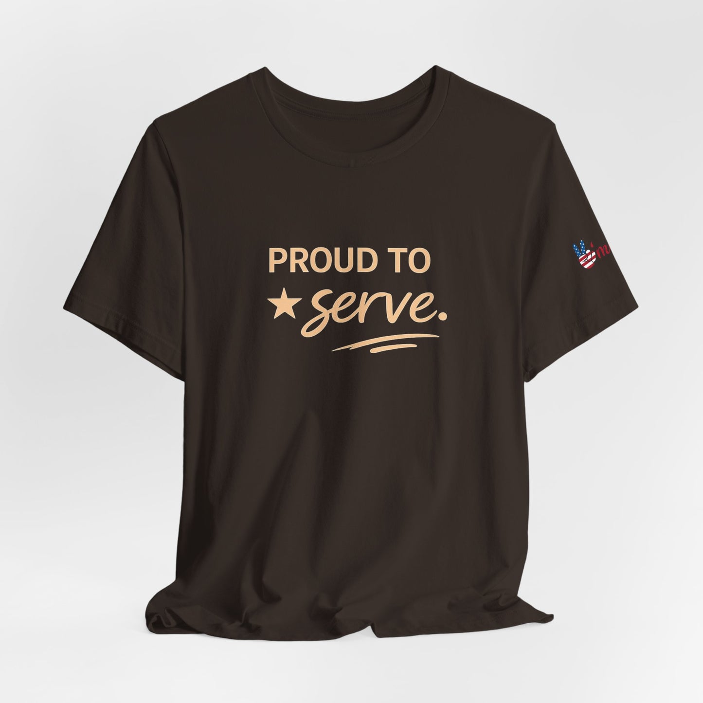 Veterans T-Shirt - Proud to Serve - Wear What You Stand For Products