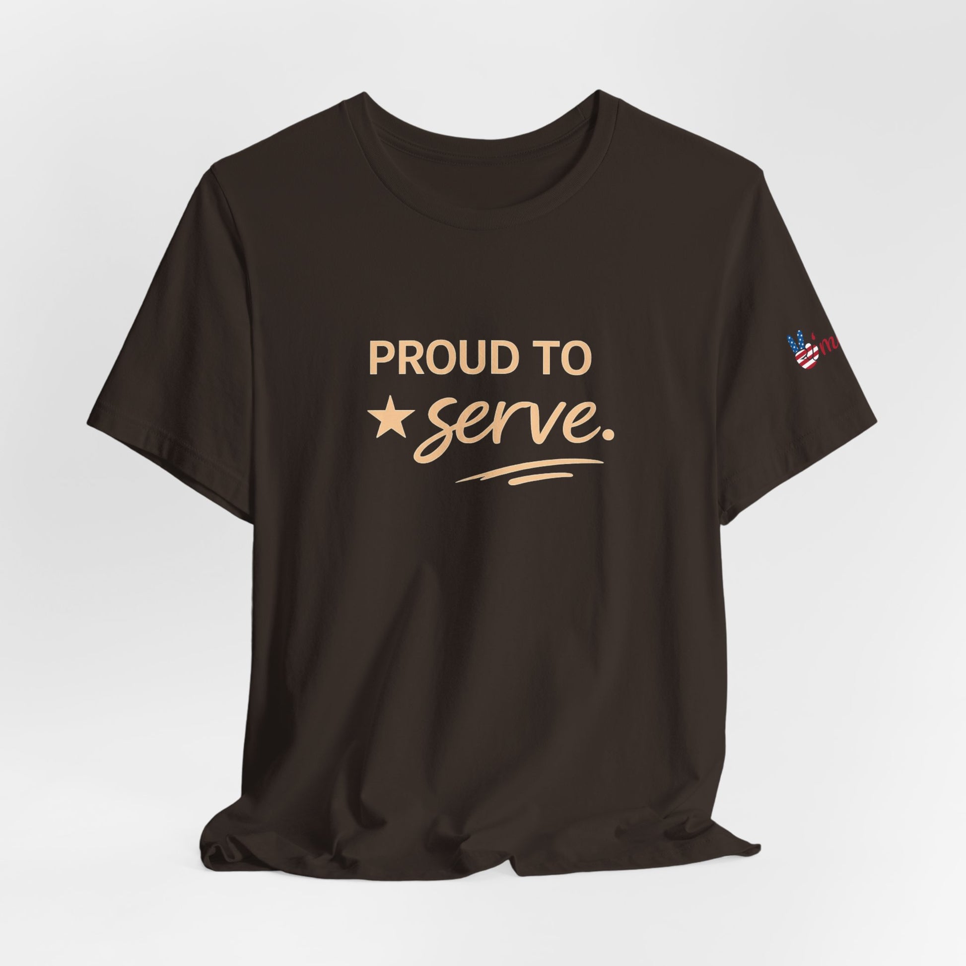 Veterans T-Shirt - Proud to Serve - Wear What You Stand For Products