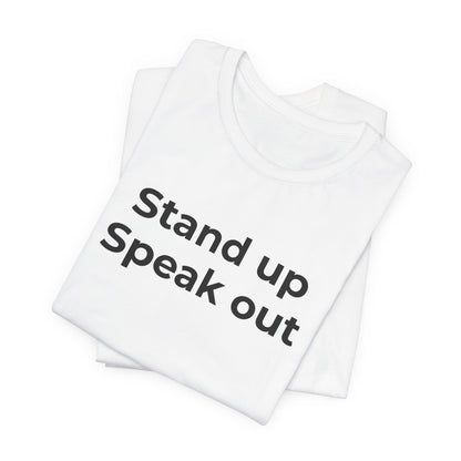 Anti-Bullying and Domestic Violence Awareness T-Shirt for Support and Advocacy - Wear What You Stand For Products