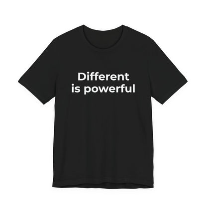Anti-Bullying Awareness  Different is Powerful TShirt - Wear What You Stand For Products