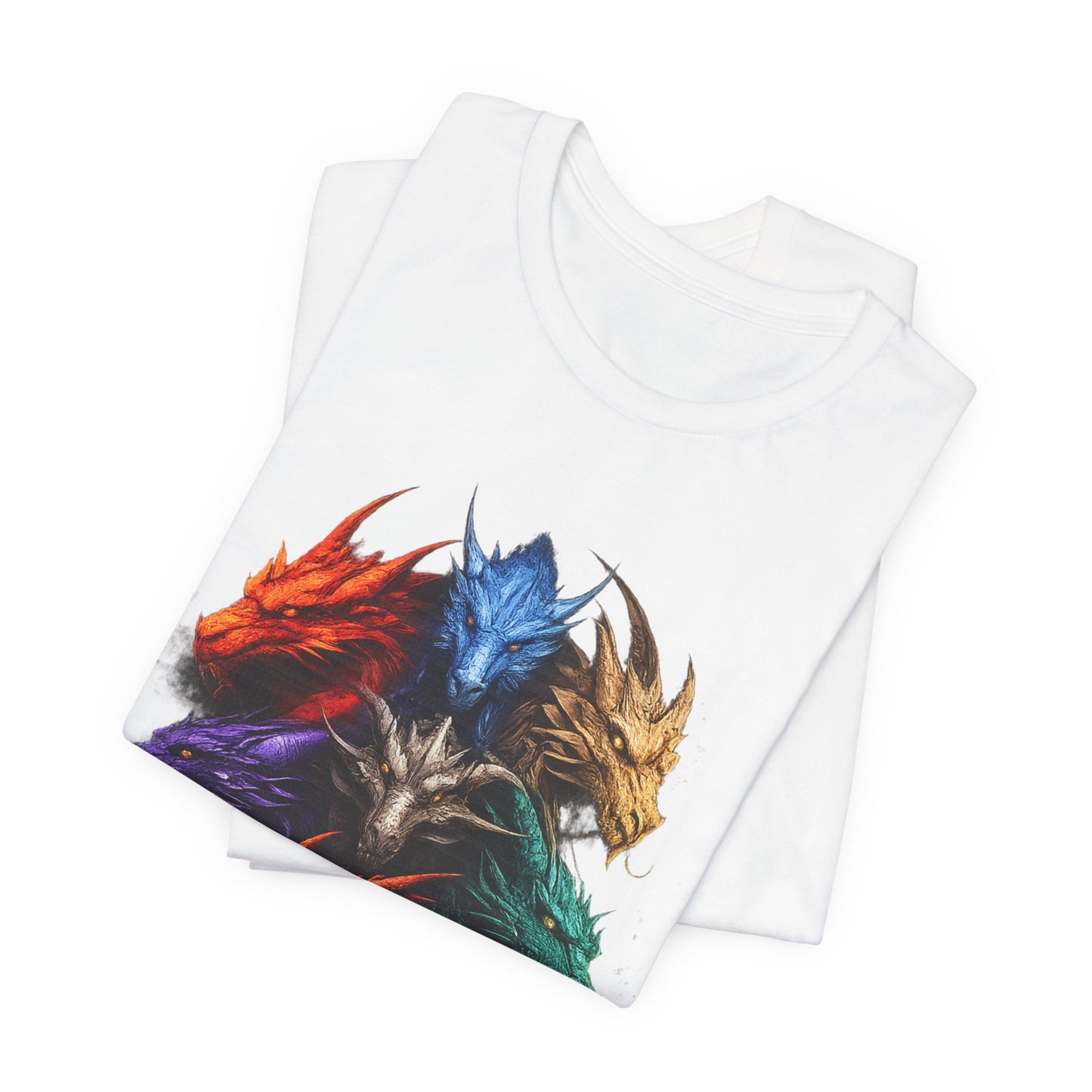 Fun Designs T-Shirt - Dragon Heads - Wear What You Stand For Products