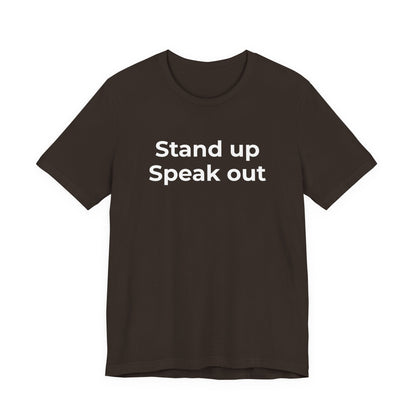 Anti-Bullying and Domestic Violence Awareness T-Shirt for Support and Advocacy - Wear What You Stand For Products