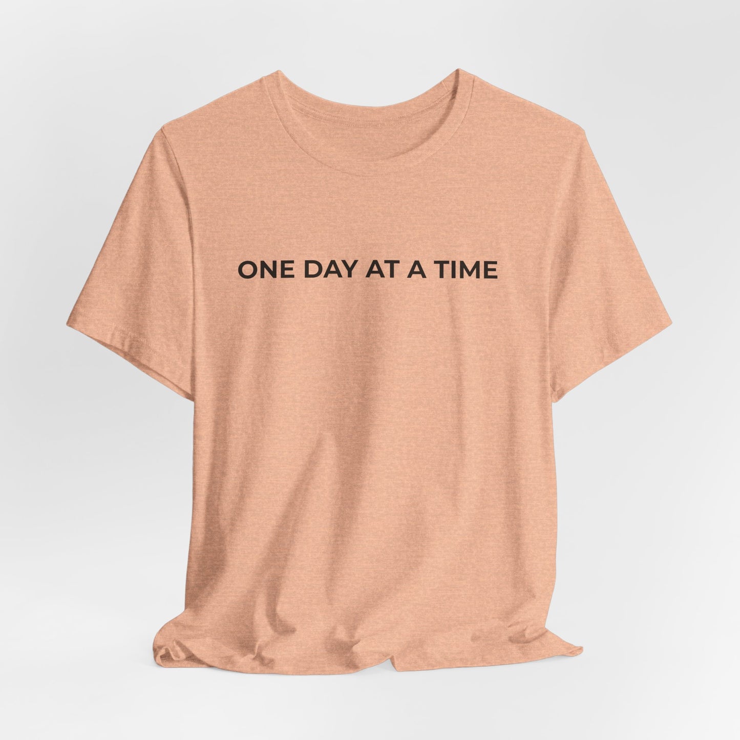 Addiction T-Shirt - One Day at a Time Second Versionn - Wear What You Stand For Products