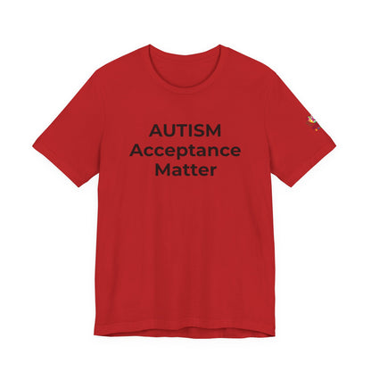 "Autism T-Shirt Acceptance Matters Shirt Support the Spectrum - Wear What You Stand For Products"